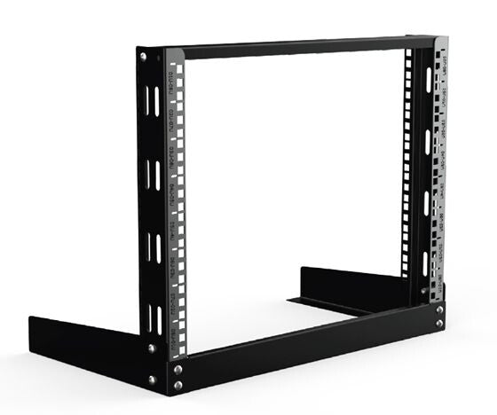 Lanview LVR06U63BL rack cabinet 6U Wall mounted rack Black