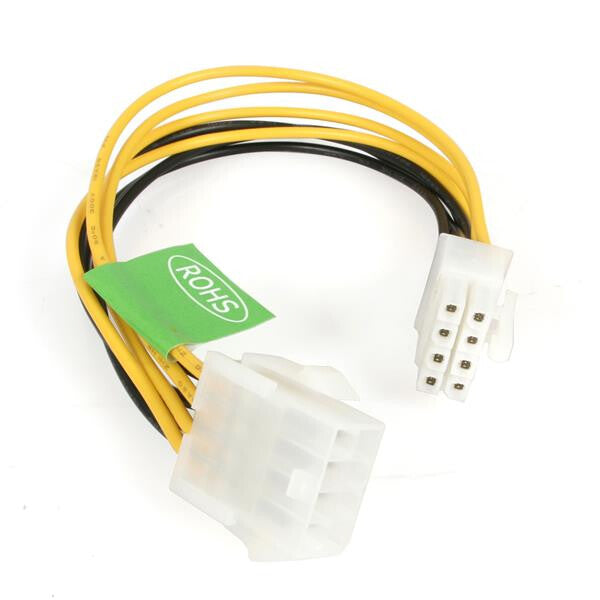 StarTech.com 8in EPS 8 Pin Power Extension Cable