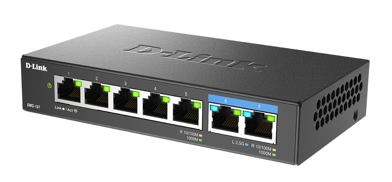 D-Link 7-Port Multi-Gigabit Unmanaged Switch