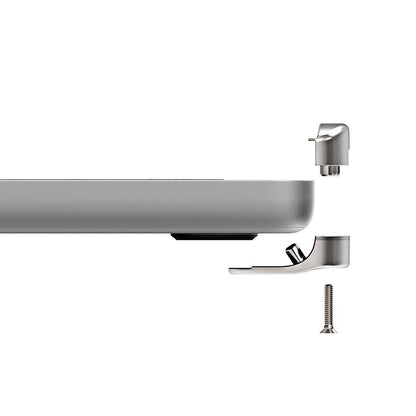 Compulocks Ledge Lock Adapter for MacBook Pro 16" M1, M2 & M3 with Combination Cable Lock Silver