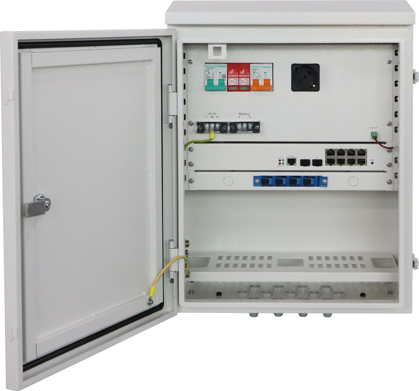 Ernitec ELECTRA-M10-OUTDOOR-UPS network switch Managed L2 Gigabit Ethernet (10/100/1000) Power over Ethernet (PoE)