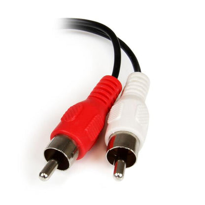 StarTech.com 6in Stereo Audio Cable - 3.5mm Female to 2x RCA Male