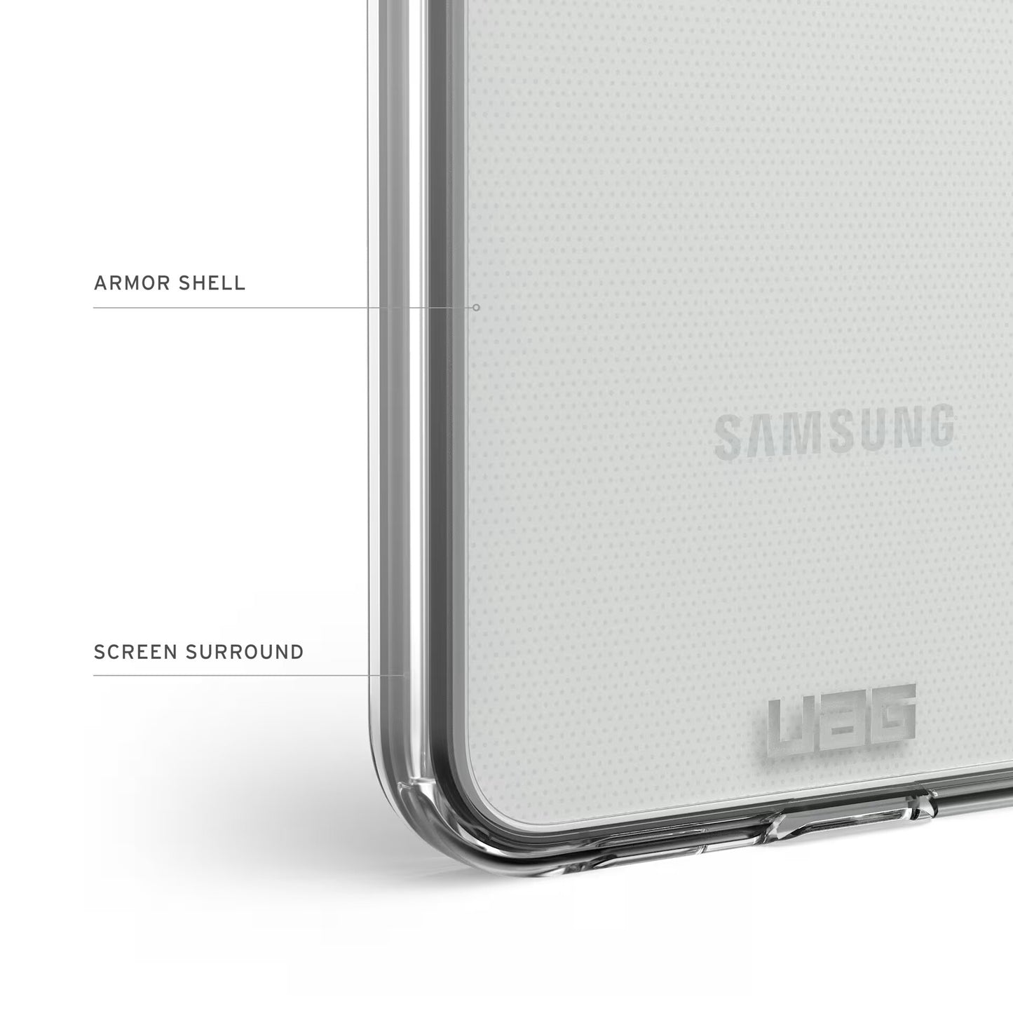 Urban Armor Gear Scout Clear mobile phone case 17 cm (6.7") Cover Transparent