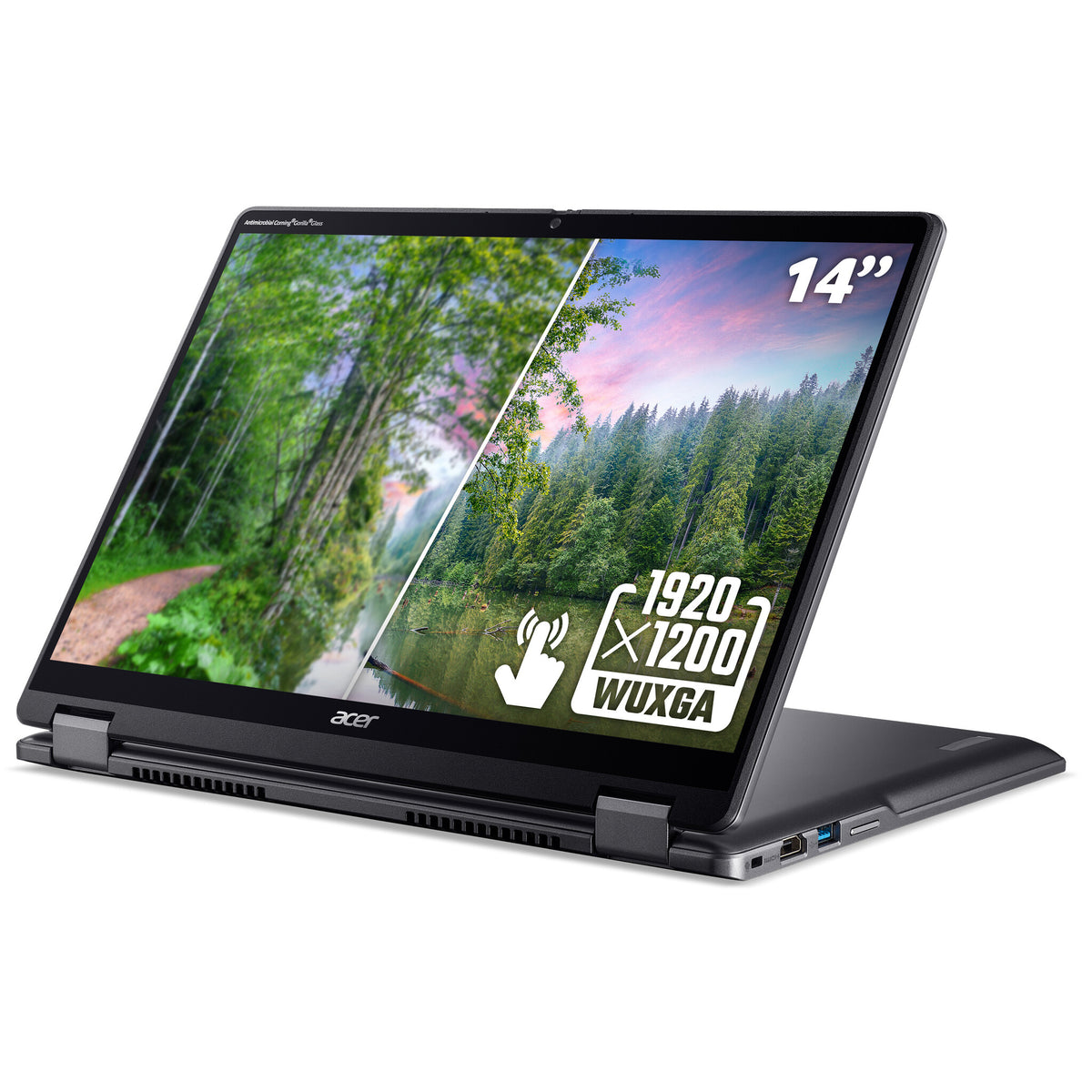Acer Chromebook Plus Spin 514 convertible (CPE594-1N) - Intel Core 5, 16GB RAM, 256GB SSD, 14" WUXGA touchscreen, Chrome OS