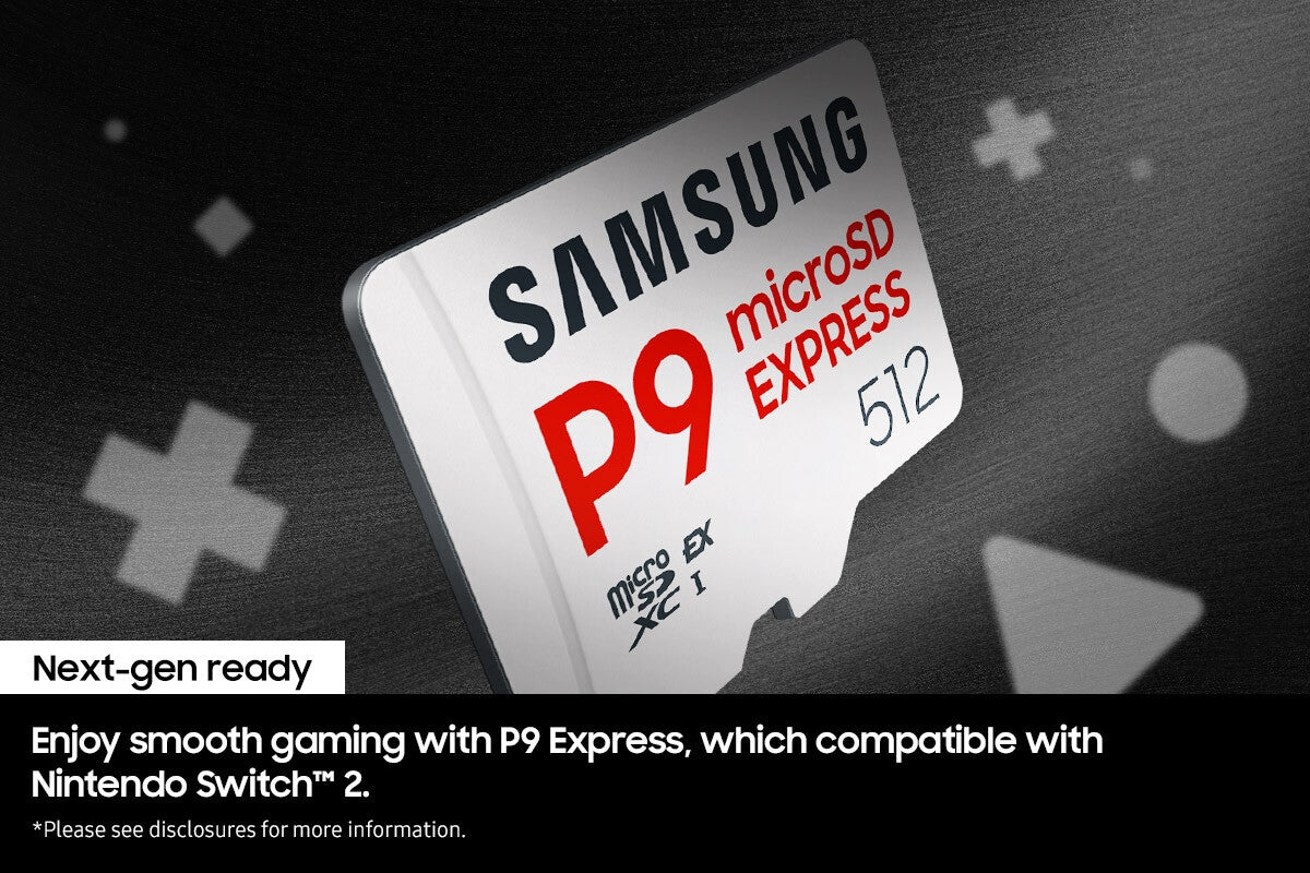 Samsung P9 Express, microSD Express Card