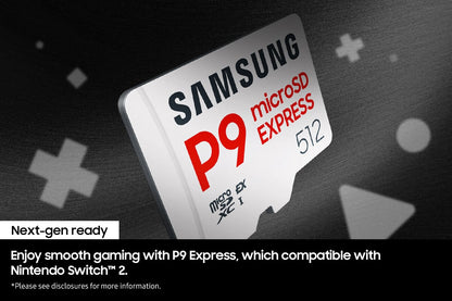 Samsung P9 Express, microSD Express Card