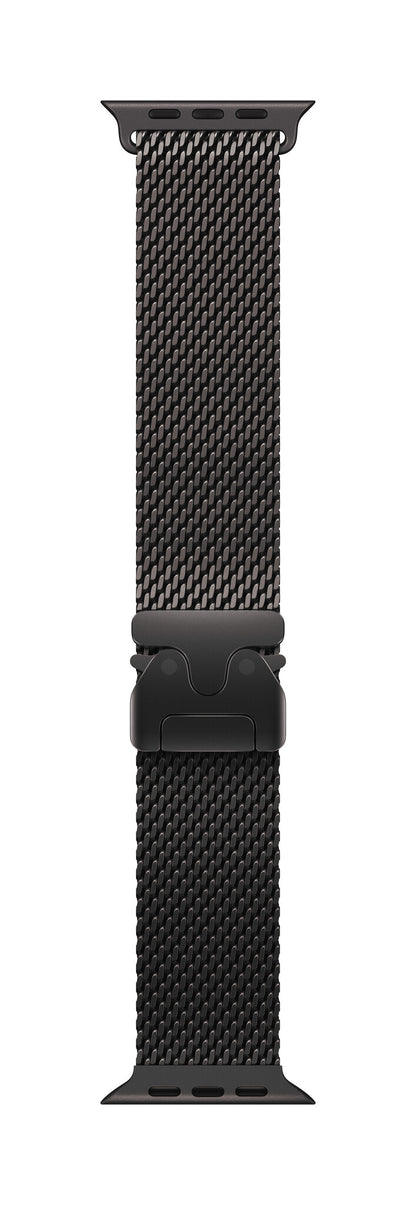 Apple 49mm Black Titanium Milanese Loop - Medium