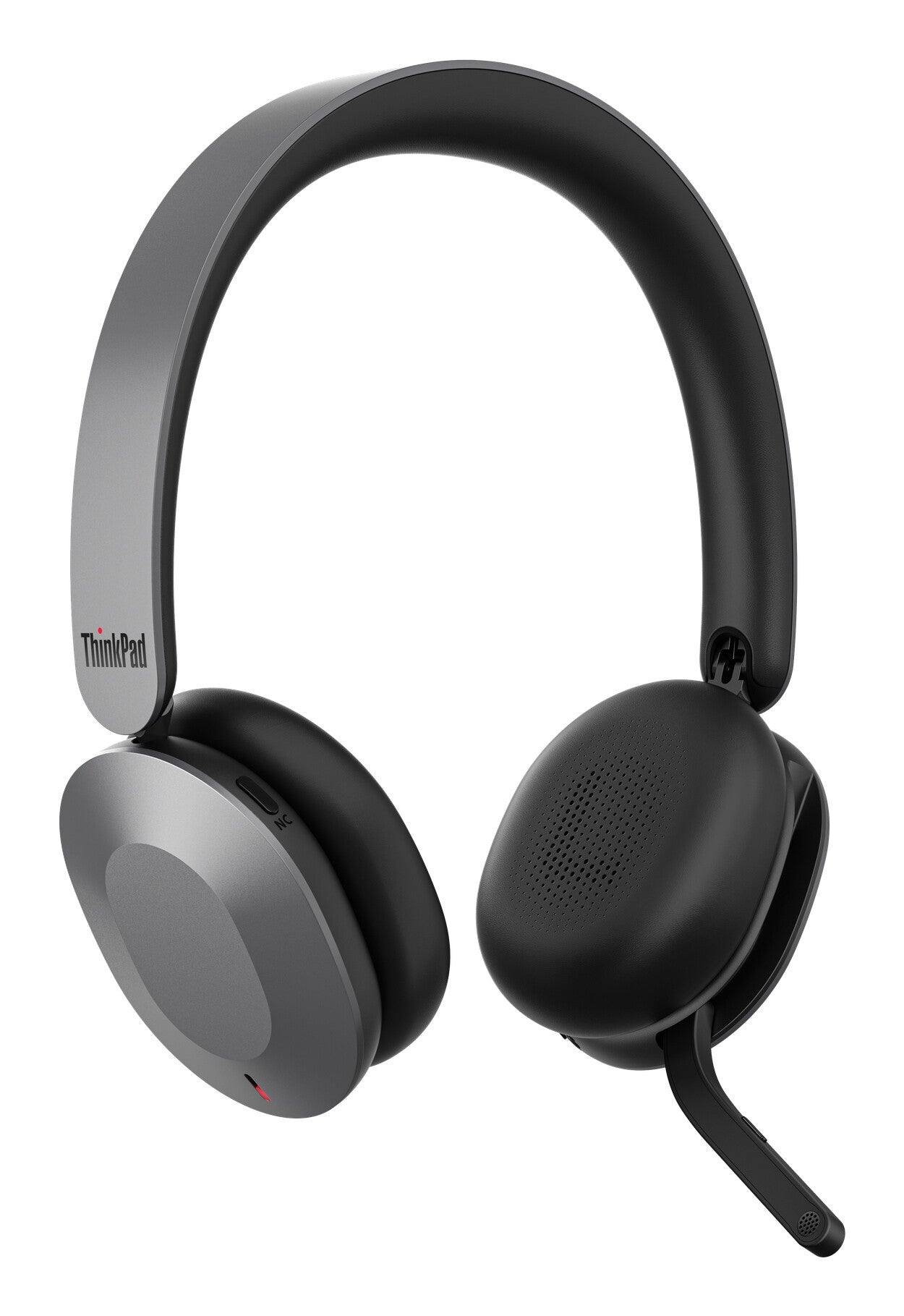 Lenovo 4XD1V23301 headphones/headset Wired & Wireless Head-band Office/Call center USB Type-C Bluetooth Grey