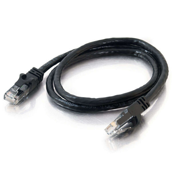 C2G 1.5m Cat6a Booted Shielded (STP) Network Patch Cable - Black