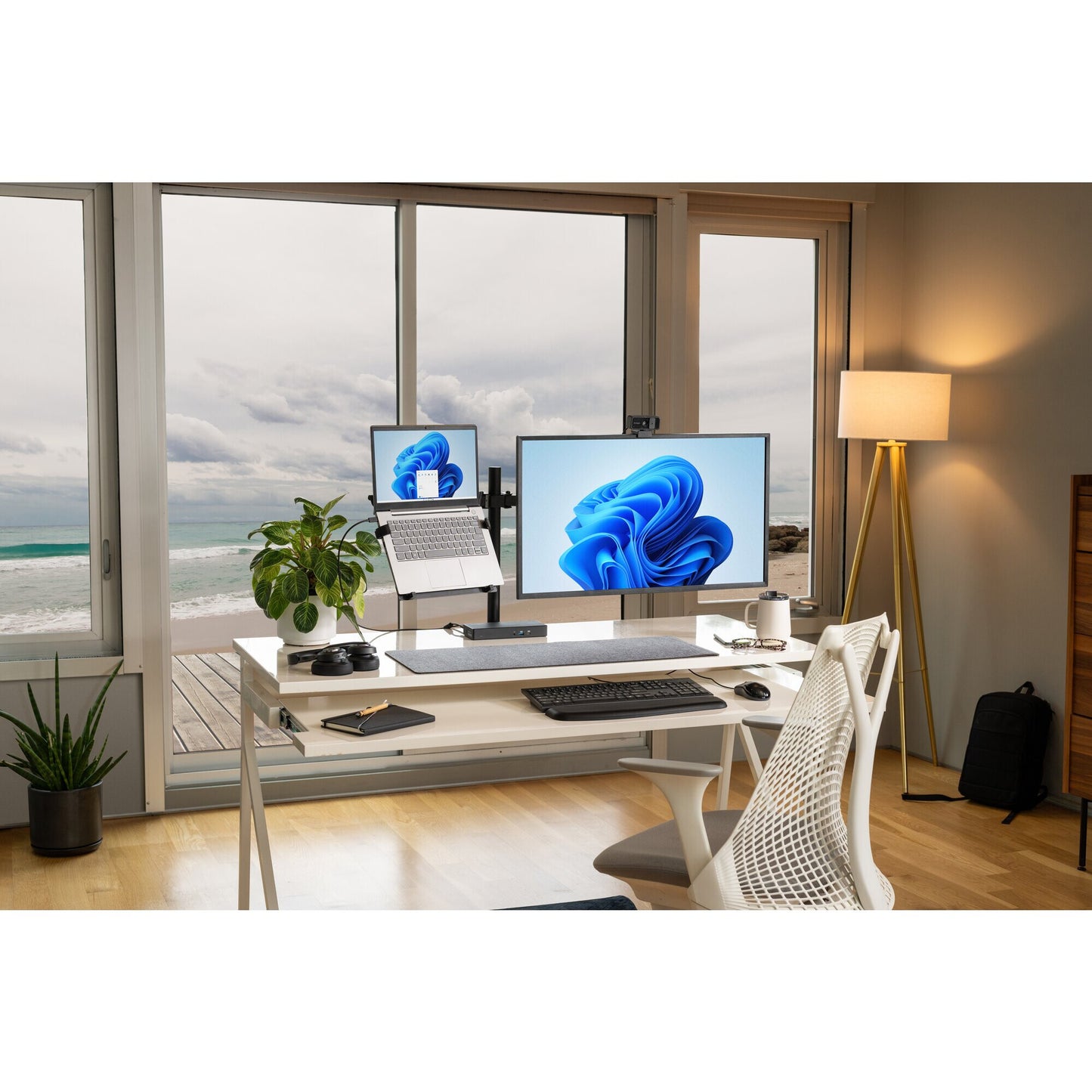 Kensington SmartFit Ergo Dual Extended Monitor Arm