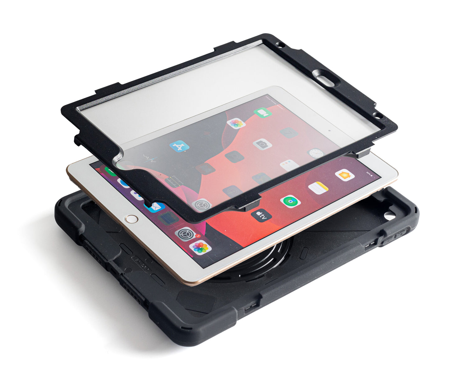 Techair TAXIPF057v2 Classic pro iPad 10.2 7th, 8th & 9th Gen rugged case Black