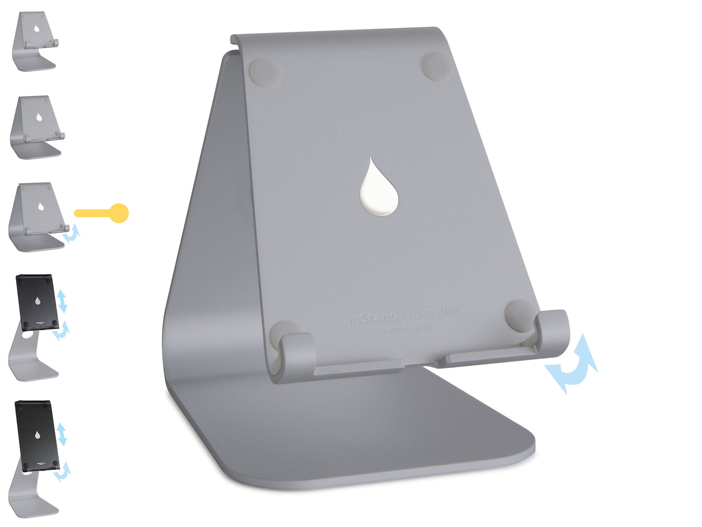 Rain Design mStand tablet plus Passive holder Tablet/UMPC Grey
