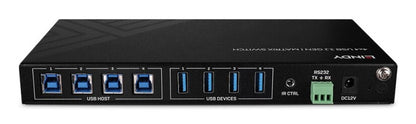 Lindy 4x4 USB 3.2 Gen 1 Matrix Switch