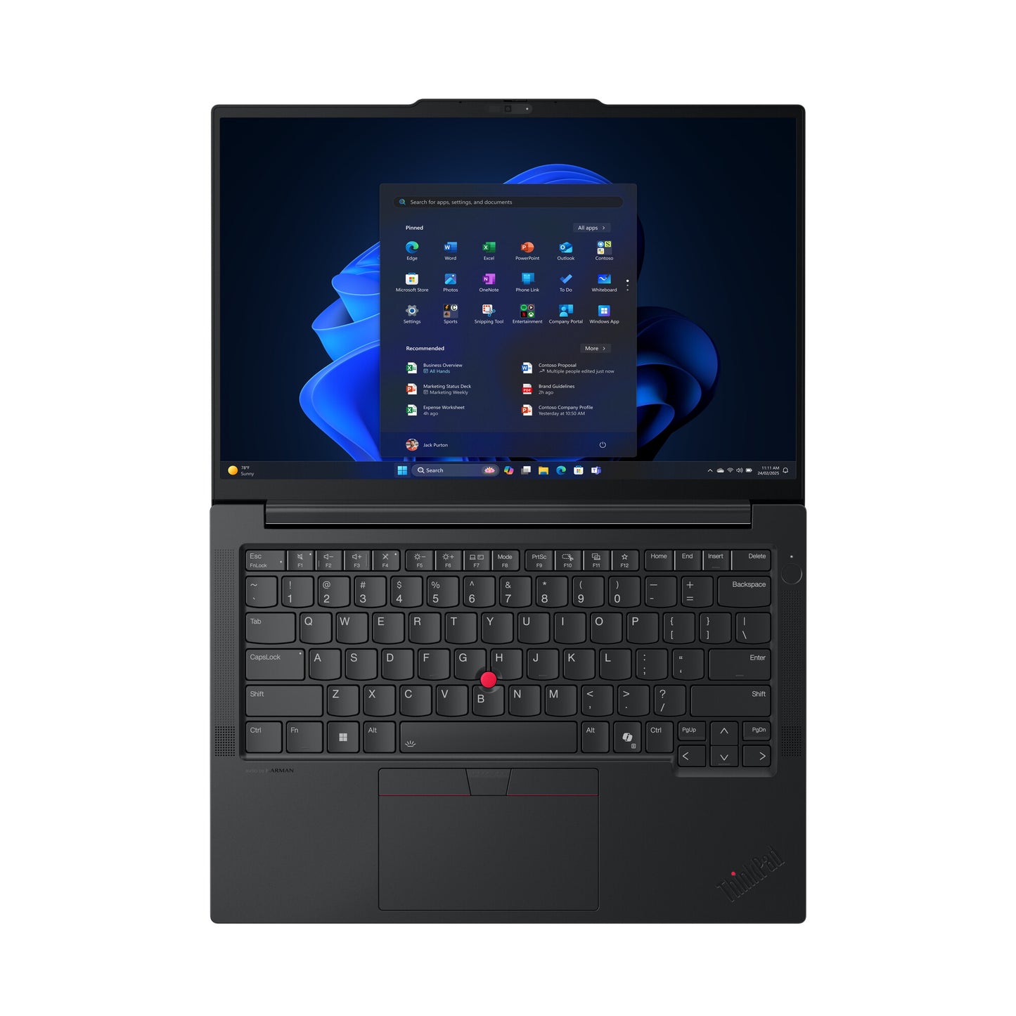 Lenovo ThinkPad E14 Gen 7 (AMD) Copilot+ PC AMD Ryzen™ 7 250 Laptop 35.6 cm (14") WUXGA 16 GB DDR5-SDRAM 512 GB SSD Wi-Fi 6E (802.11ax) Windows 11 Pro UK English Black