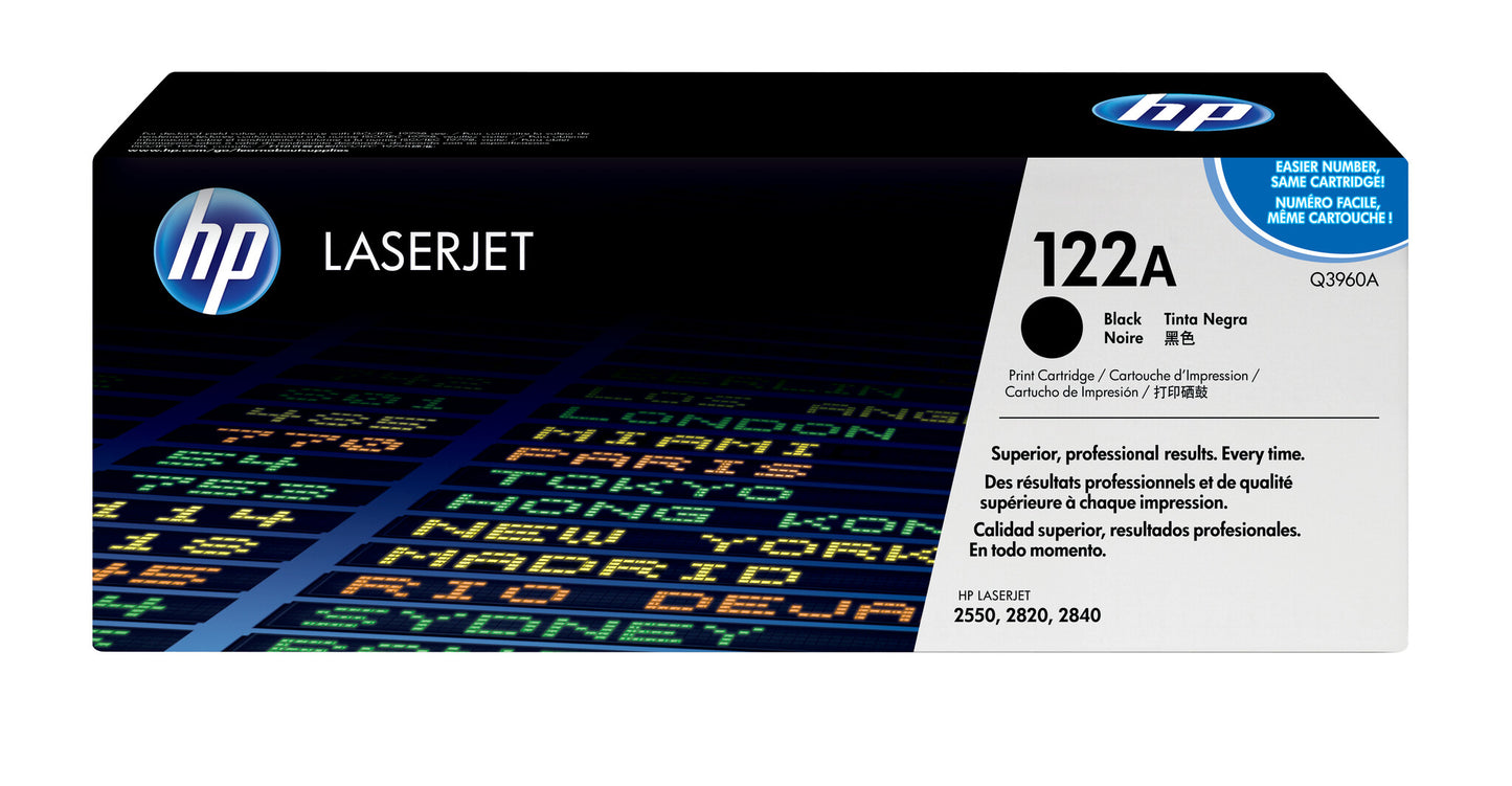 HP 122A Black Original LaserJet toner cartridge 1 pc(s)