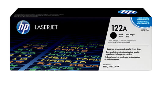 HP 122A black original LaserJet toner cartridge