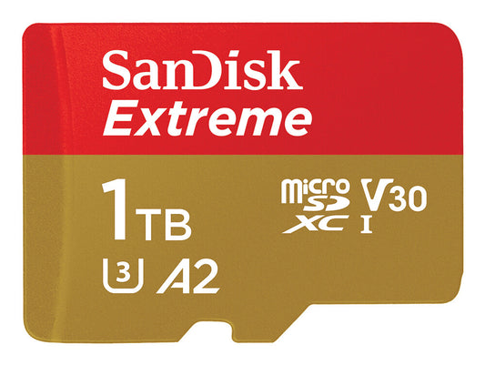 SanDisk Extreme 1.02TB MicroSDXC UHS-I Class 3 memory card