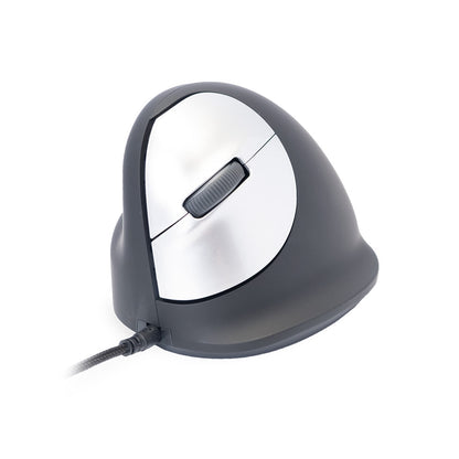 R-Go Tools Ergonomic mouse R-Go HE Break with break software, large (hand size ≥ 185 mm), left-handed, Wired, black