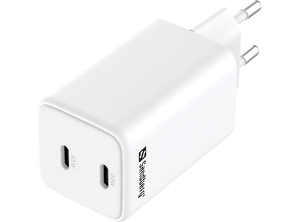 Sandberg AC Charger Dual USB-C PD65W EU