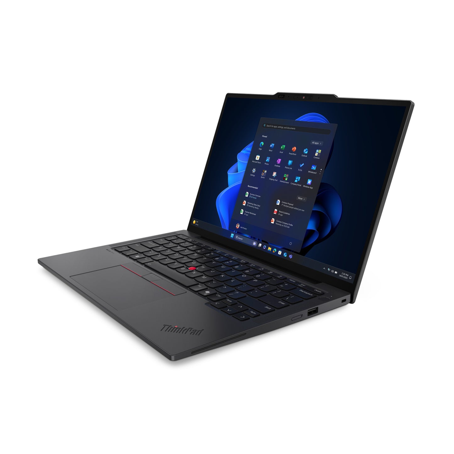 Lenovo ThinkPad X13 Gen 6 (Intel) Intel Core Ultra 5 225U Laptop 33.8 cm (13.3") WUXGA 16 GB 512 GB SSD Wi-Fi 6E (802.11ax) Windows 11 Pro English Black