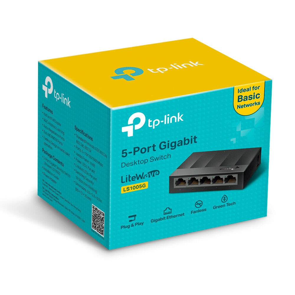 TP-Link 5-Port 10/100/1000Mbps Desktop Network Switch