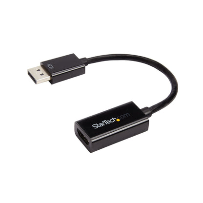 StarTech.com DisplayPort to HDMI Adapter - 4K 30Hz Active DisplayPort to HDMI Video Converter - DP to HDMI Monitor/TV/Display Cable Adapter Dongle - Ultra HD DP 1.2 to HDMI 1.4 Adapter