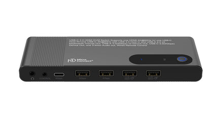 Microconnect HDMI & USB-C 2-Port KVM switch