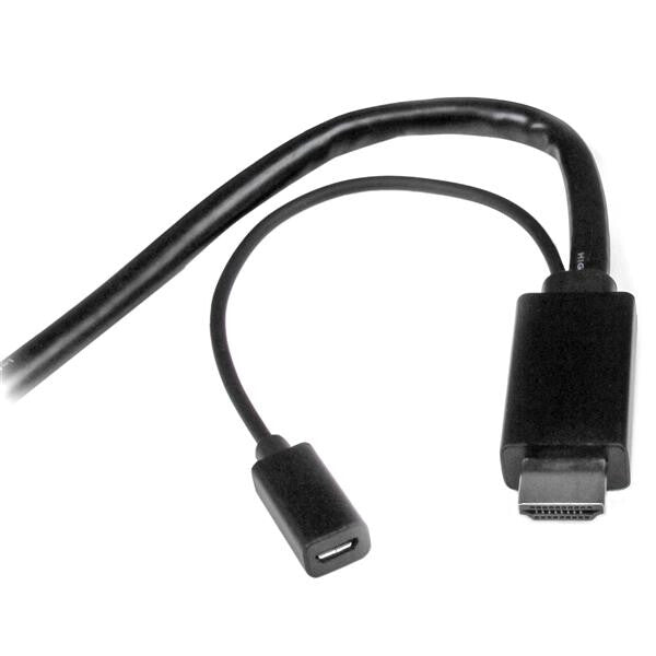 StarTech.com HDMI, DisplayPort or Mini DisplayPort to HDMI Converter Cable - 2 m (6 ft.)