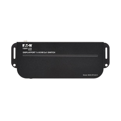 Tripp Lite B005-DPUA2-K 2-Port DisplayPort/USB KVM Switch - 4K 60 Hz, HDR, HDCP 2.2, IR, DP 1.4, USB Sharing, USB 3.0 Cables