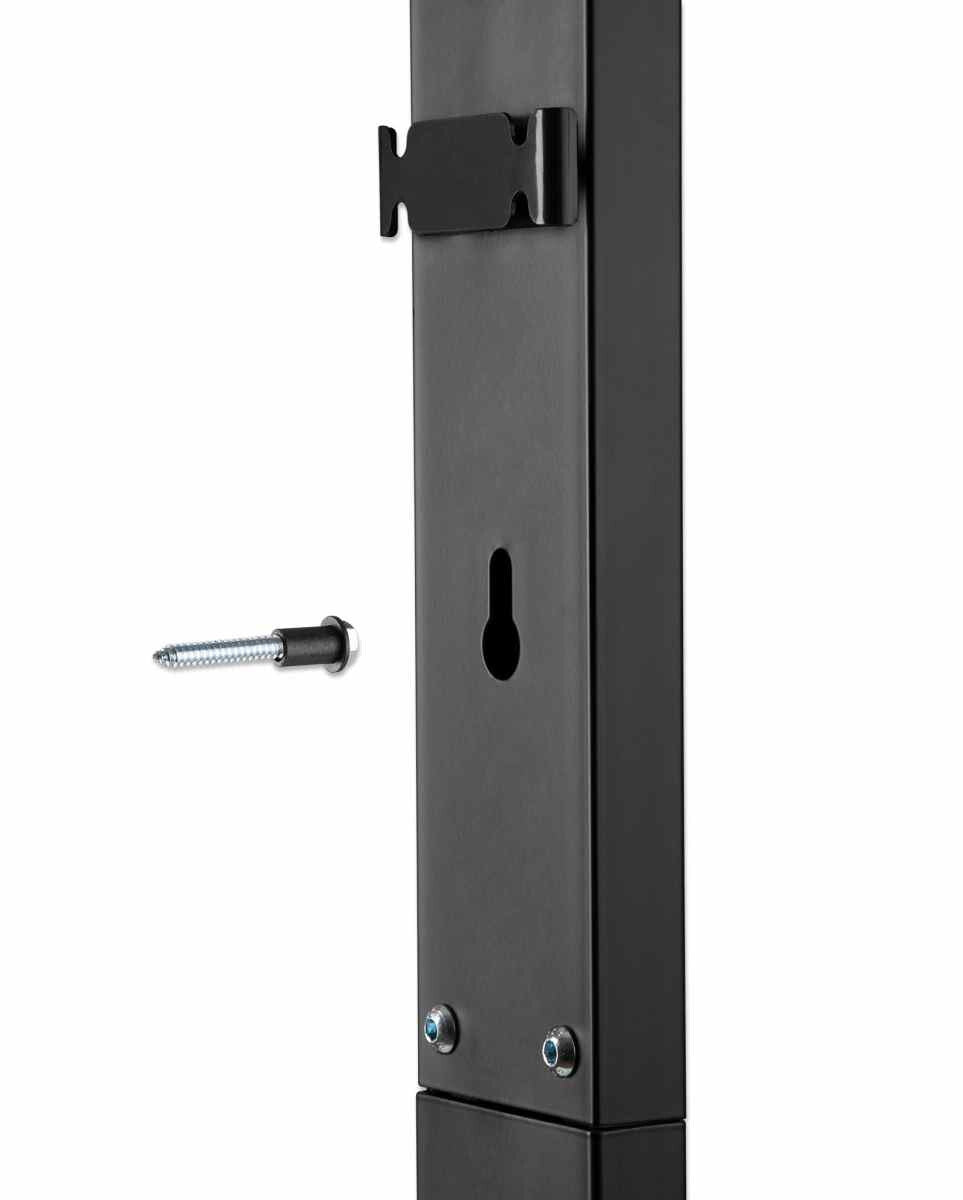 Manhattan Floor Stand for TV & Monitor Mounts (Ultra Slim), Stand Assembly, For screens: 37" to 55", VESA compatibility: all between 200x200 to 400x400mm - check the dimensions of the four mounting holes on back of screen to ensure it fits, Max 40kg, LFD,