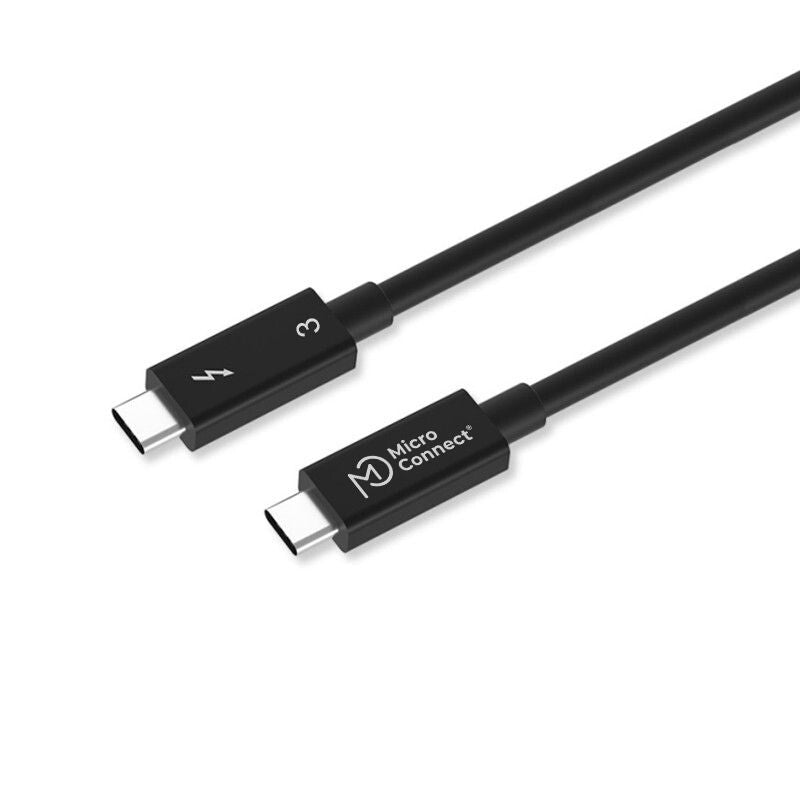 Microconnect TB3020 Thunderbolt cable 2 m 20 Gbit/s Black