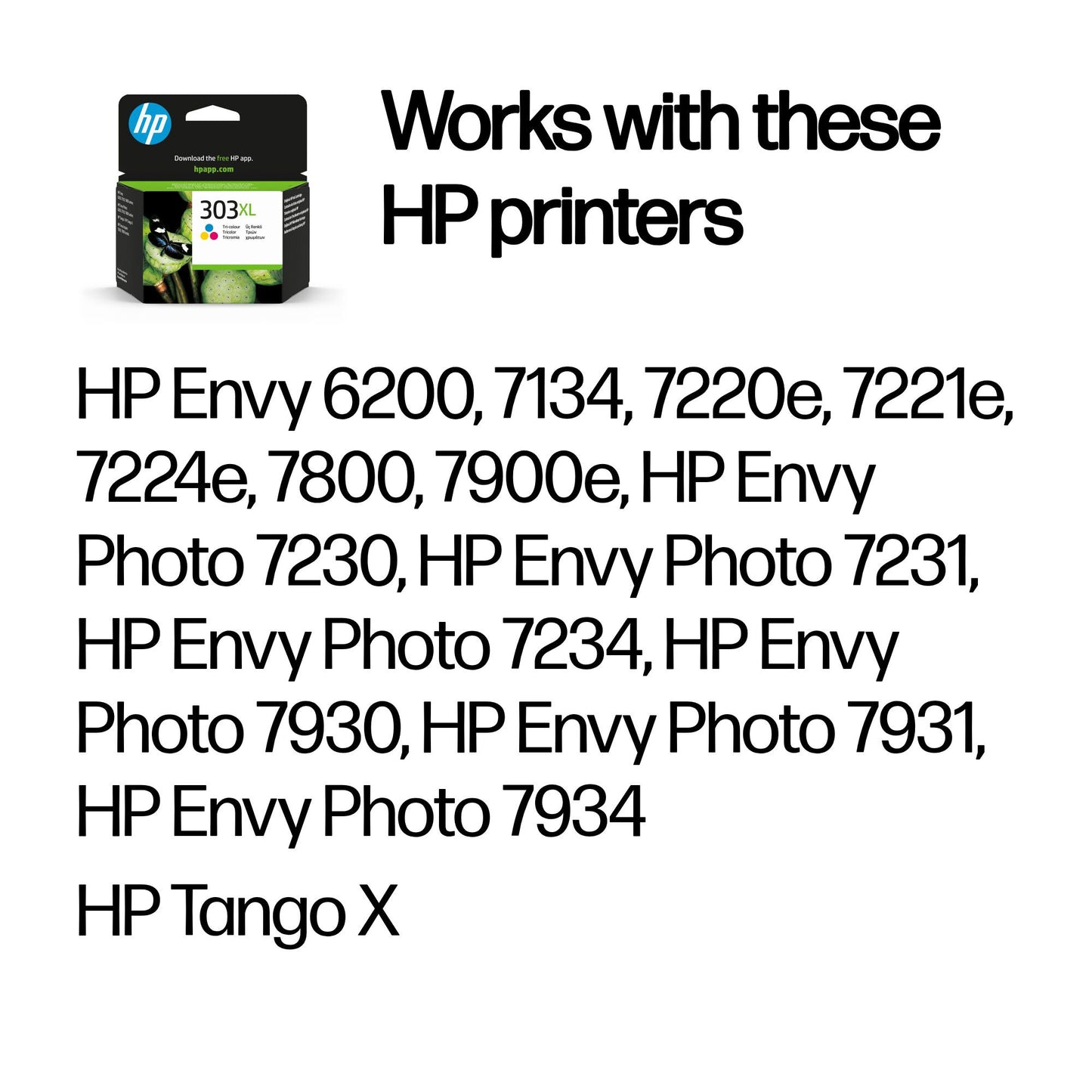 HP 303XL High Yield Tri-color Original Ink Cartridge