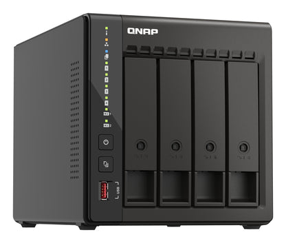 QNAP TS-453E NAS Tower Intel® Celeron® J6412 8 GB 0 TB QNAP QTS Black
