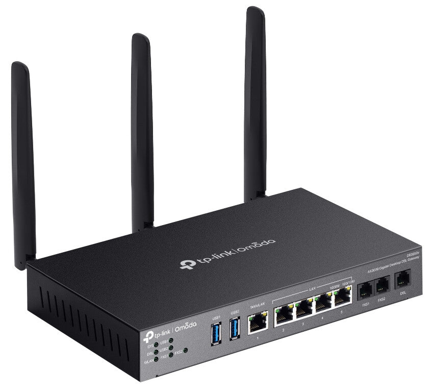 TP-Link Omada DR3220v-4G wireless router Gigabit Ethernet Dual-band (2.4 GHz / 5 GHz) Black