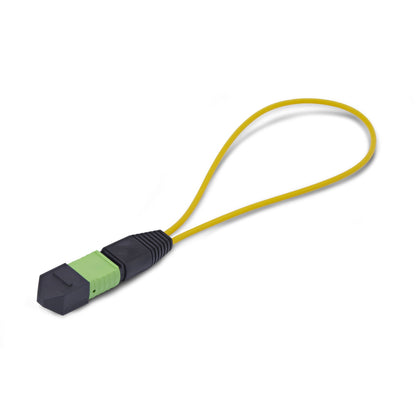 StarTech.com MPO Loopback Plug, Single Mode 9/125 MPO-12 Female Fiber Loopback Adapter, MPO/MTP-APC Connector Loopback Test Plug, MPO Female Loopback Tester