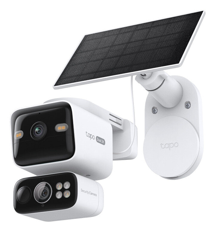 TP-Link Tapo Solar-Pow Dual-Lens Pan/Tilt Sec Cam Kit smart home security kit