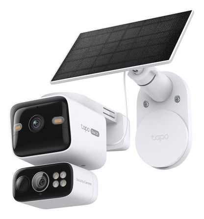 TP-Link Tapo Solar-Pow Dual-Lens Pan/Tilt Sec Cam Kit smart home security kit