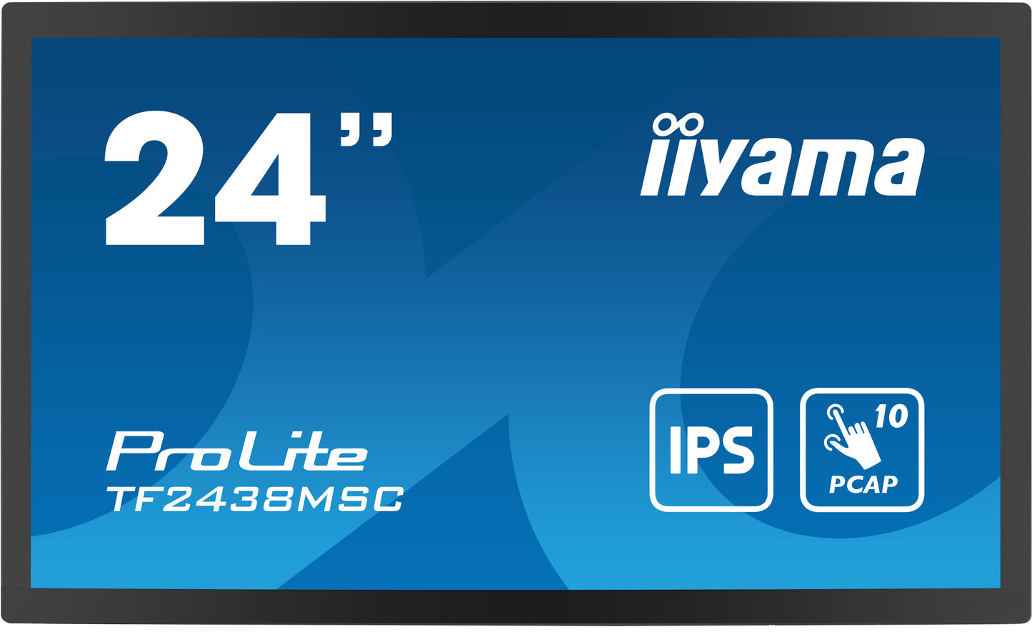 iiyama TF2438MSC-B1 computer monitor 60.5 cm (23.8") 1920 x 1080 pixels Full HD LED Touchscreen Black