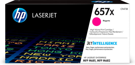 HP 657X High Yield Magenta Original LaserJet Toner Cartridge
