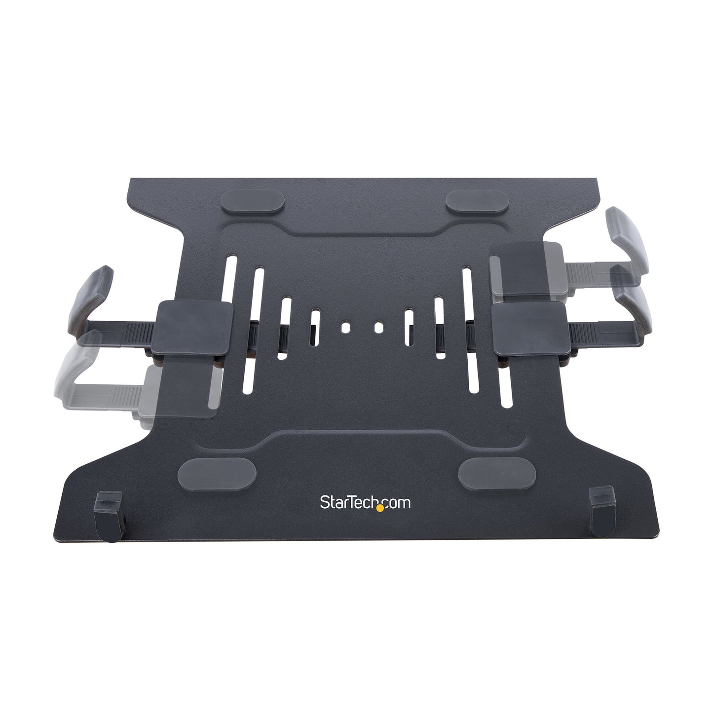 StarTech.com Laptop Desk Mount - Monitor and Laptop Mount - Displays up to 34" (17.6lb/8kg) & Laptops (4.5kg/9.9lb) - Articulating VESA Laptop Tray Arm - Clamp / Grommet Mount