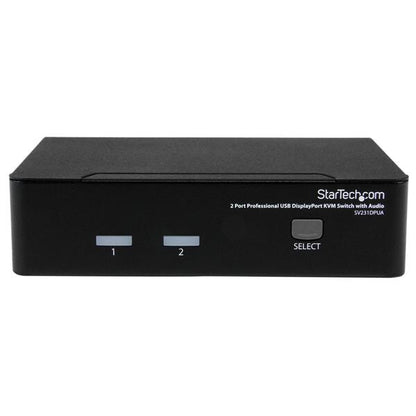 StarTech.com 2 Port Professional USB DisplayPort KVM Switch with Audio