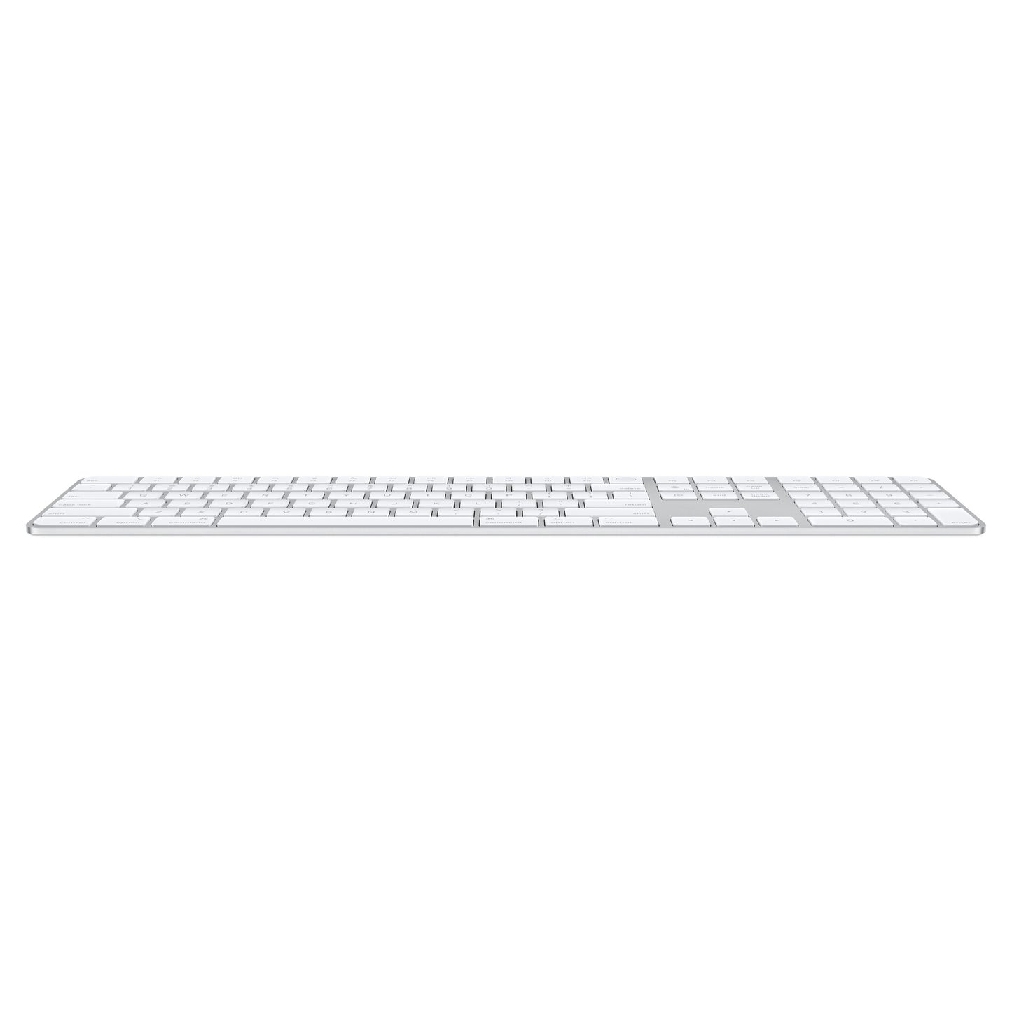 Apple Magic keyboard Universal USB + Bluetooth German Aluminium, White