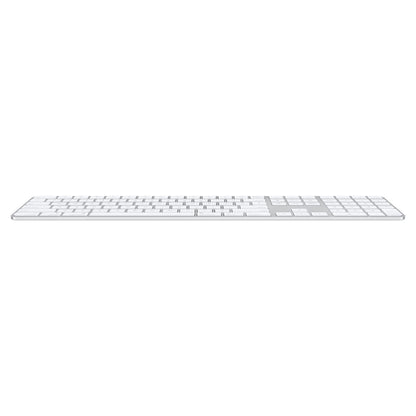 Apple Magic keyboard Universal USB + Bluetooth German Aluminium, White