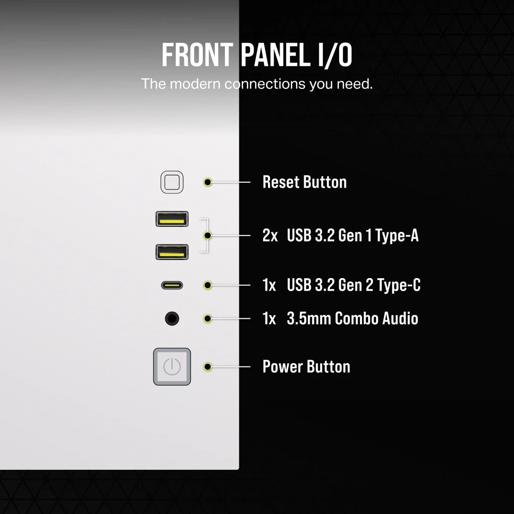 Corsair 2500D AIRFLOW Midi Tower White