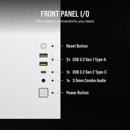 Corsair 2500D AIRFLOW Midi Tower White