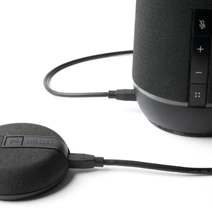 Owl Labs Expansion Mic for Meeting Owl 3 - extend audio reach in larger spaces by 8 feet (2.5 meters) in the direction of the mic.
