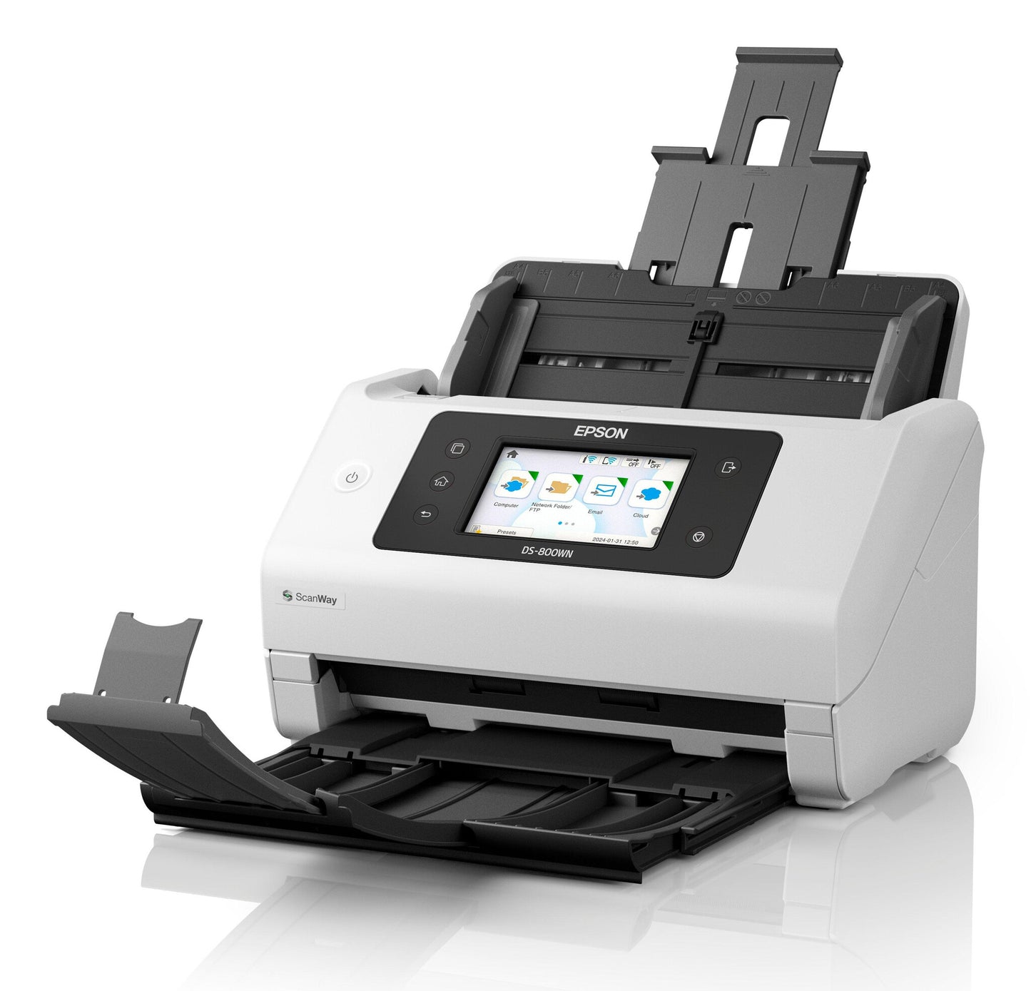 Epson WorkForce DS-800WN Sheet-fed scanner 600 x 600 DPI A4 White
