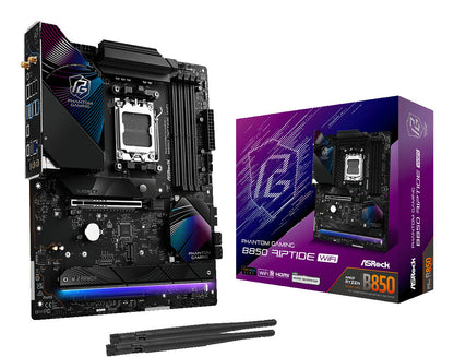 Asrock Phantom Gaming B850 Riptide WiFi AMD B850 Socket AM5 ATX