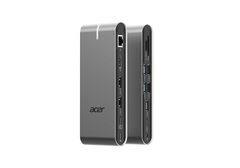 Acer HP.DSCAB.022 laptop dock/port replicator Wired USB 3.2 Gen 1 (3.1 Gen 1) Type-C Silver