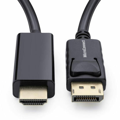 Microconnect MC-DP-HDMI-150 video cable adapter 1.5 m DisplayPort Black